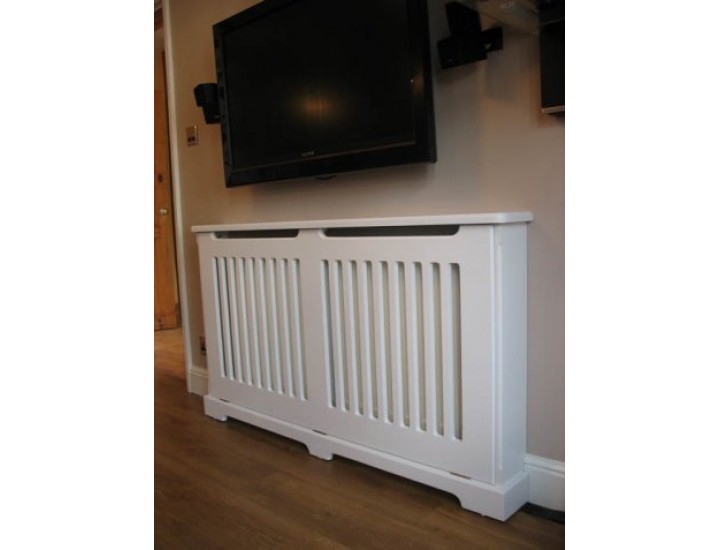 Radiator Cabinet With Verticle Grooves